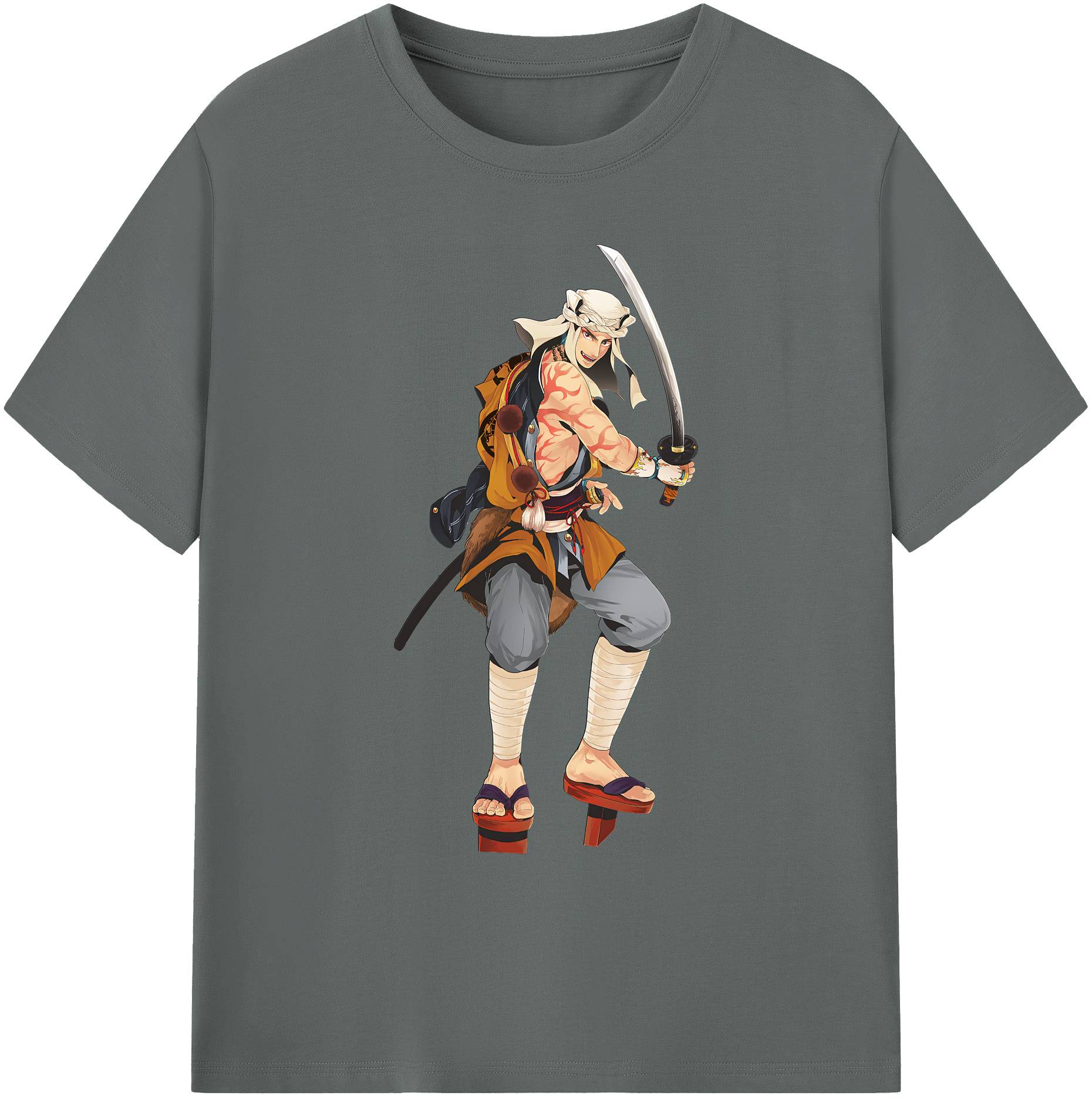 （画像用） 刀剣乱舞 Touken Ranbu 綿100％ メンズ半袖Tシャツ｜肌触りやわらか＆通気性